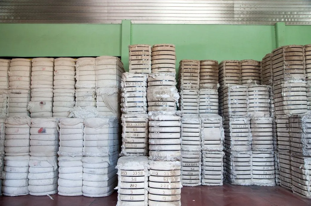 Premium pressed cotton bales from Maharashtra India for textile manufacturing